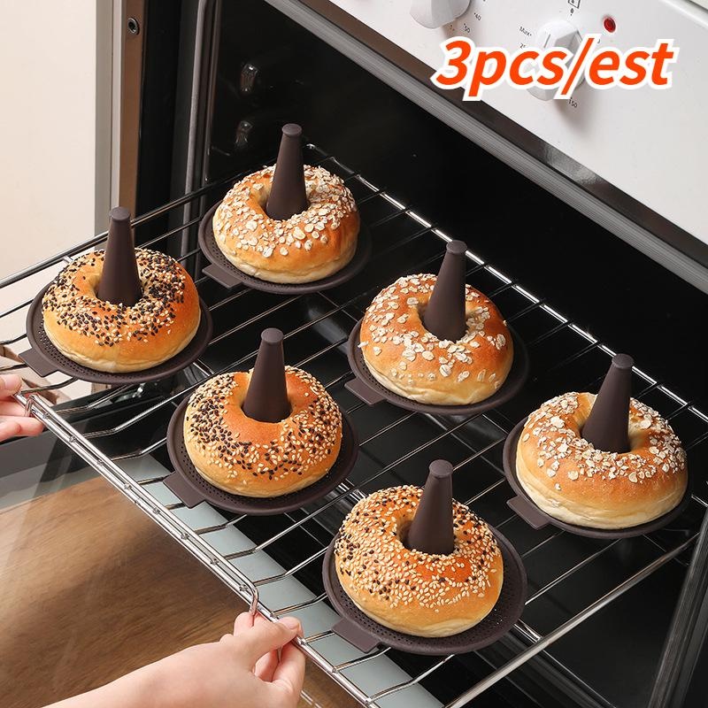 Donut Mold Silicone - 3 szt./zestaw silikonowych foremek do pieczenia