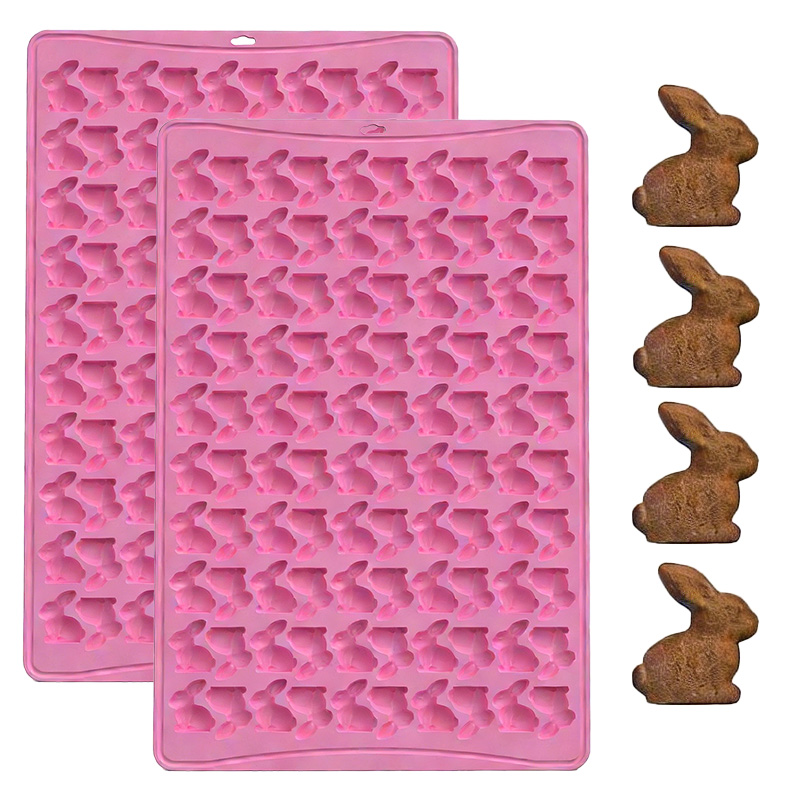 Bunny Cake Mold - 1 szt. Forma silikonowa 3D królik,