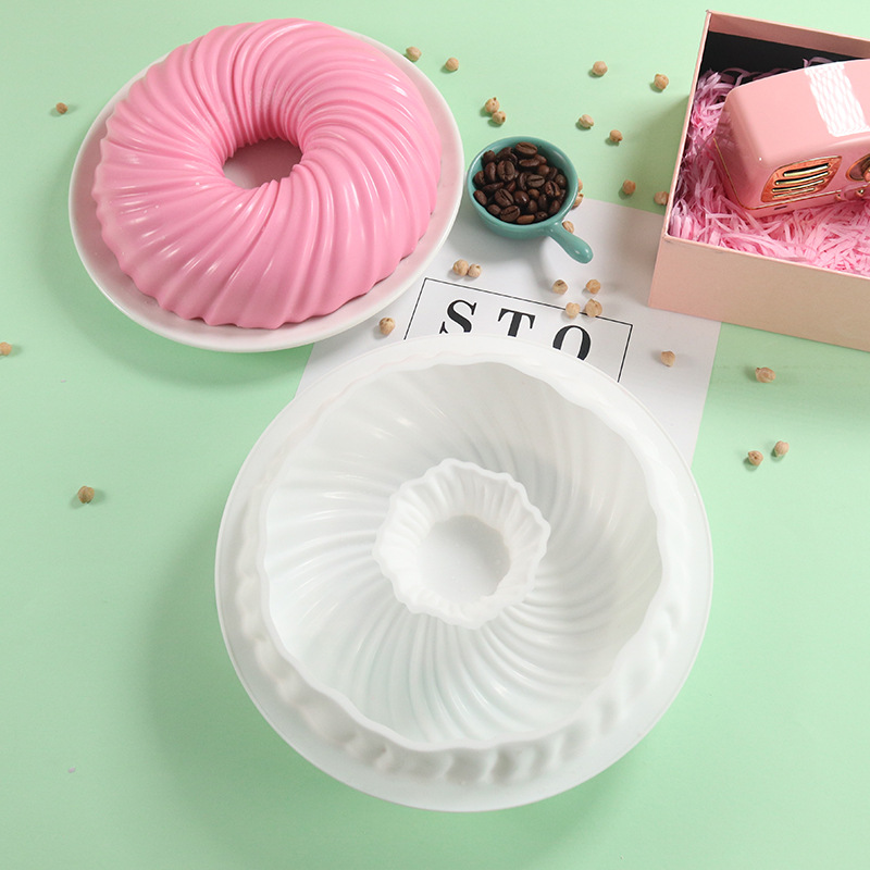 Duży kształt pączka świeca sil – Donut Mold Silicone recenzja i cena
