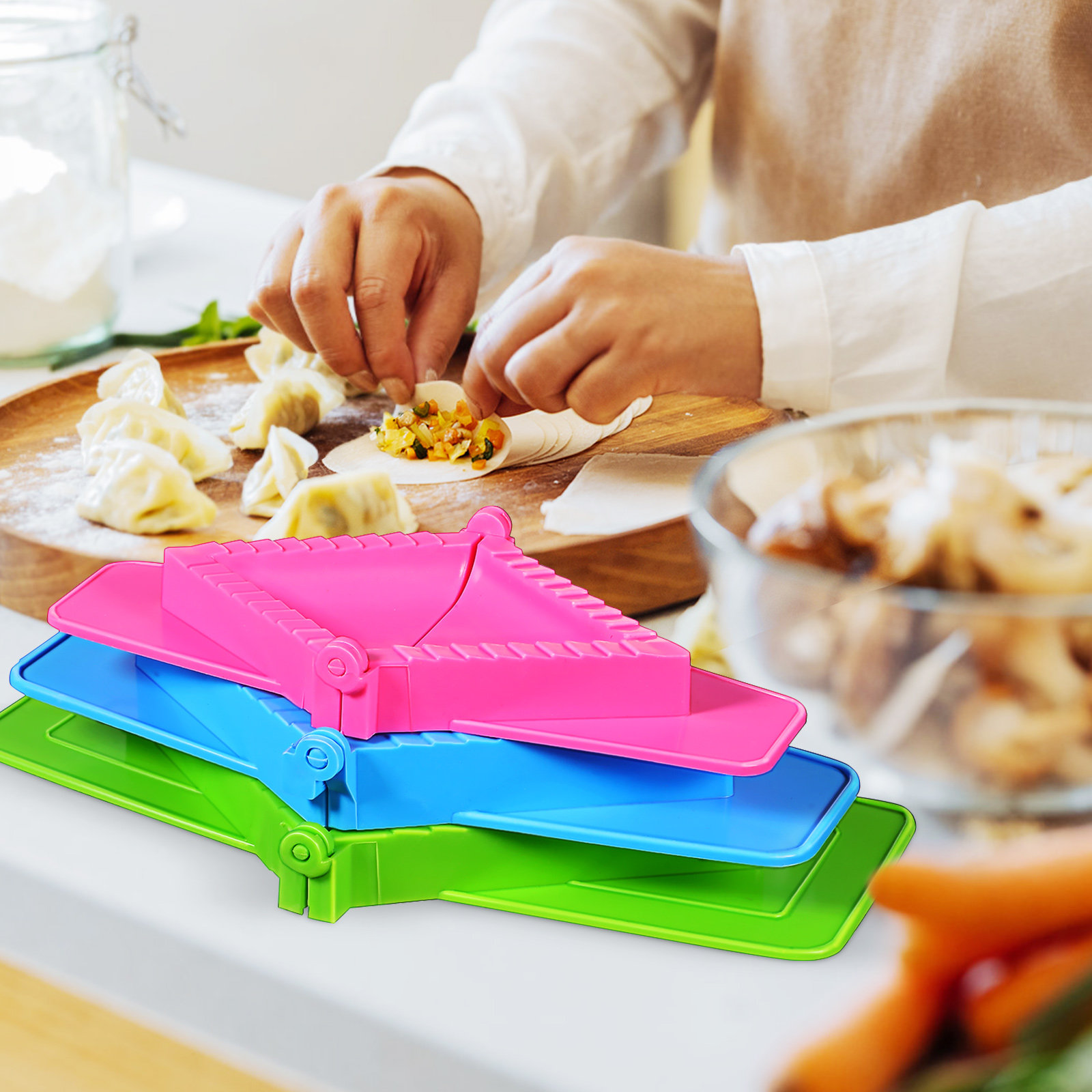 3-częściowy zestaw do robienia – Dumpling Press Set recenzja i cena